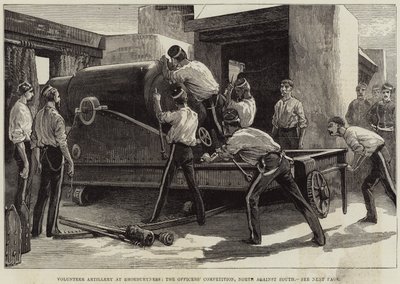 Volunteer Artillery at Shoeburyness, the Officers